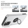 For A72 5G Magnetic Ring Stand PC+TPU Case Cover
