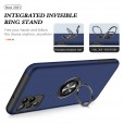 For A82 5G Magnetic Ring Stand PC+TPU Case Cover