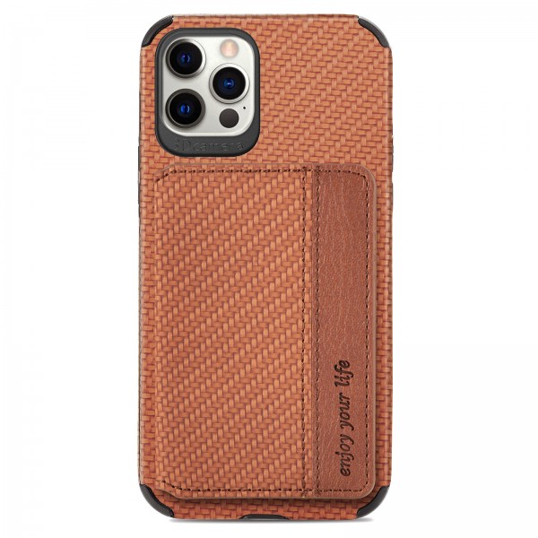 Fabric Kickstand Card Photo Slot Shockproof Case For iPhone 11 