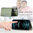 Fabric Kickstand Card Photo Slot Shockproof Case For iPhone 7 / 8 / SE2020