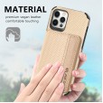Fabric Kickstand Card Photo Slot Shockproof Case For iPhone 12mini