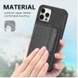Fabric Kickstand Card Photo Slot Shockproof Case For iPhone 12 Pro Max