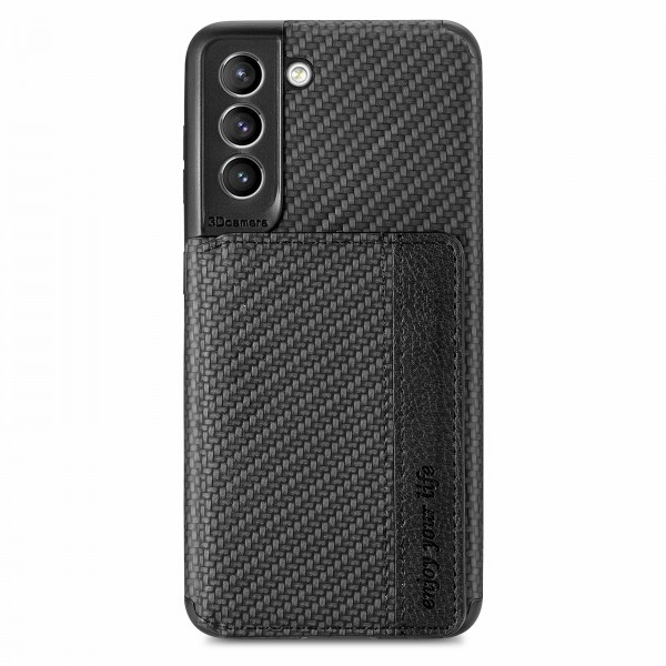 For Samsung Galaxy Note 20 Leather Case Card Shockproof Cover