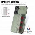 For Samsung Galaxy Note 20 Leather Case Card Shockproof Cover