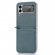 For Samsung Galaxy Z Flip 3 5G Leather TPU Card Holder Shockproof Case Cover