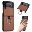 Shockproof Smartphone Case Leather Slim Cover W/Back Ring Holder