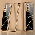 Electroplating Glass Marble Pattern Smartphone Case Cover 