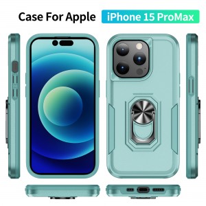 Magnetic Rotation Ring Stand Shockproof Armor Phone Cover , For IPhone 11 Pro