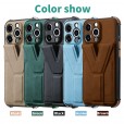 PU Leather with Card Slot and Stand Holder Smartphone Case