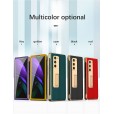 Luxury PU Leather Shockproof with Built-in Screen Protector Smartphone Case