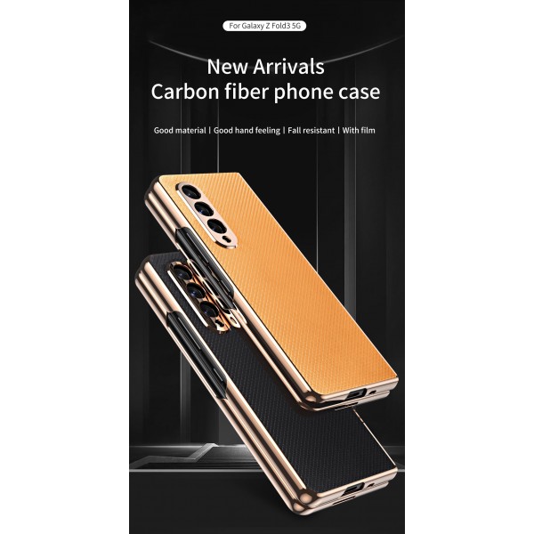 Carbon Anti-drop Case Shookproof Tempered Cover