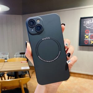Matte Slim Magsafe Phone Case+Glass Camera Lens Film, For IPhone 12