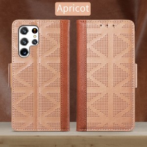 Luxury Leather Wallet Case Magnetic Flip Cover, For Samsung A22