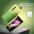 For Samsung Z Fold 4 Z Fold3 2 Hinge Gradient Glass Screen Slim Hard Case Cover