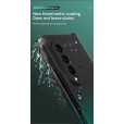 Gradient Colorful Case for Samsung Galaxy Z Fold 4 5G 2022, Hinge Heavy Duty Protection Hard PC Cover with Screen Protector for Galaxy Z Fold4 2022, Black + Darkgreen