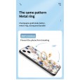 Ultra Slim Marble Pattern Bumper Magnetic Car Holder Ring Stand Case