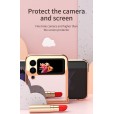 Samsung Galaxy Z Flip3 5G Make-Up Mirror Case Plating Rugged Shockproof Cover