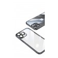 Plated hard PC with lens protector case cover