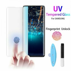 [1 Pack] Galaxy S10 Screen Protector,UV Liquid Tempered Glass Anti-scratch Full Glue Screen Protector Film For Samsung Galaxy S10, Clear, For Samsung S10