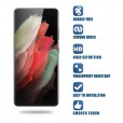 Samsung Galaxy S21 Ultra 6.8 inches Screen Protector, UV Liquid Light Glue HD Tempered Glass Fingerprint unlock