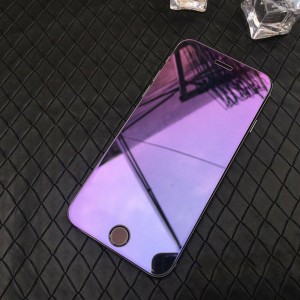 iPhone 12 Mini  (5.4 inches) 2020 Release,Colorful Mirror Beauty Makeup Tempered Glass Film Full Screen Protector, For IPhone 12 Mini