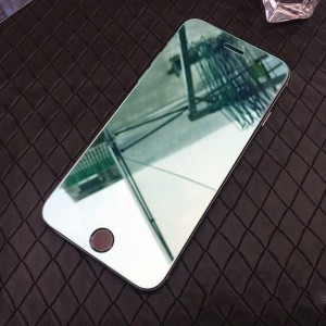 iPhone XR 6.1 inches,Colorful Mirror Beauty Makeup Tempered Glass Film Full Screen Protector, For IPhone XR