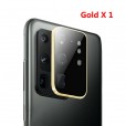 [1 Pack] Samsung Note 20 Ultra Camera Lens Protector,Titanium Alloy Rimmed HD Clear Anti-Scratch Anti-Fingerprint Tempered Glass Camera Protector for Samsung Note 20 Ultra,Gold