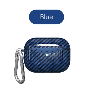 AirPods Pro/ Airpods 3 Case,Carbon Fiber Wireless Charging Protective Shockproof Carabiner Bluetooth Earphone Storage Bag Charging Box Cover with Keychain, For AirPods Pro 2019/AirPods 3