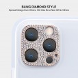 For iPhone 12 Pro Max (6.7 inches) 2020 Release Camera Lens Screen Protector ,Bling Glitter Diamond Alumium Alloy Anti-Scratch Shockproof Sticker