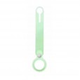 For Apple Airtags Protector Case,Soft Silicone Slim Ring Keychain Shell