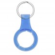 For Apple AirTag Protector Case,Silicone Loop Holder Keyring Carry Transparent Clear 